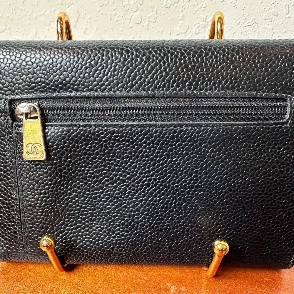 Chanel Black leather wallet - Picture 4 of 10